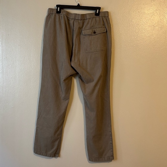 OUTERKNOWN Mens Paz Drawstring Waist Khaki Pants in Sage Green Size XL - Picture 2 of 11